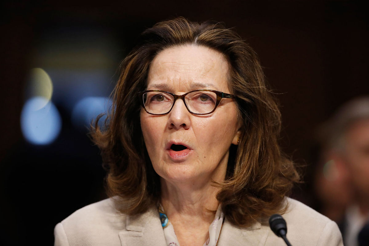 In this 9 May 2018, file photo, CIA nominee Gina Haspel testifies during a confirmation hearing of the Senate Intelligence Committee on Capitol Hill in Washington. Photo: AP