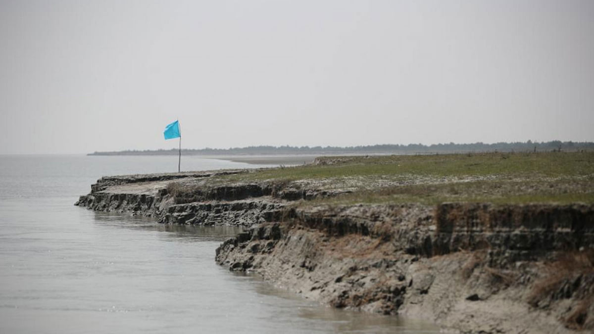 View of the Bhashan Char, previously known as Thengar Char island in the Bay of Bengal, Bangladesh on 14 February 2018. Photo: Reuters