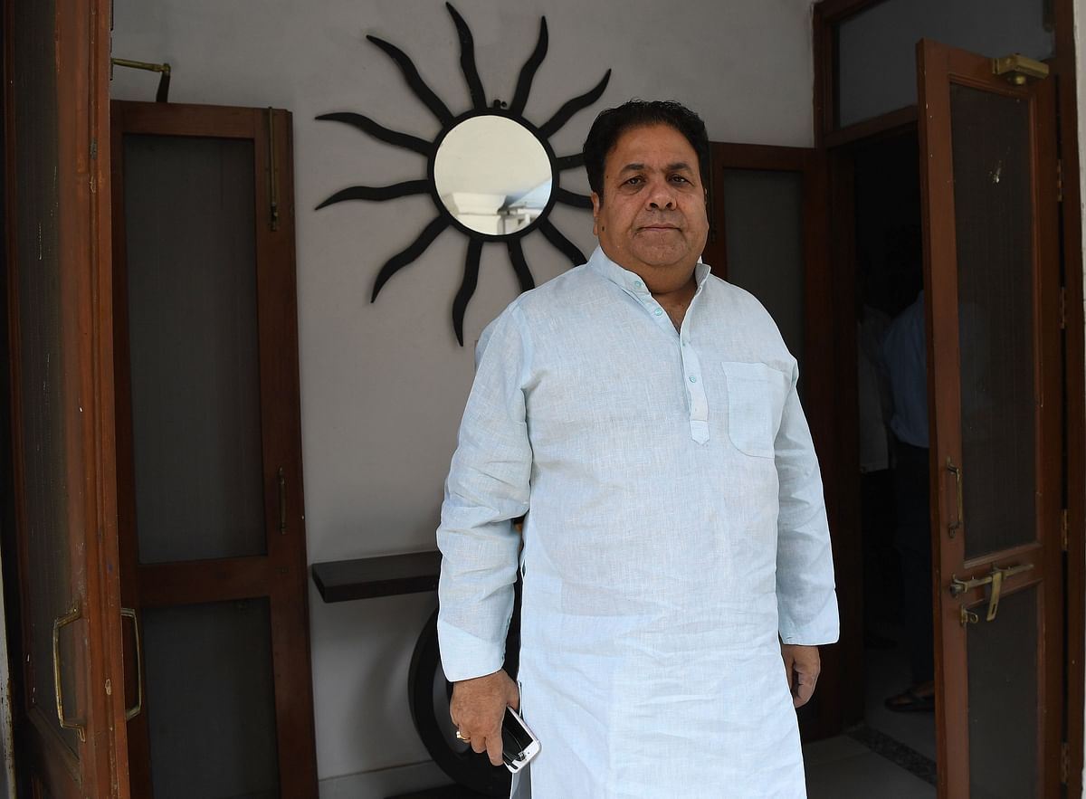 This picture taken on May 11 shows Indian Premier League (IPL) chairman Rajeev Shukla during an interview with AFP in New Delhi. AFP
