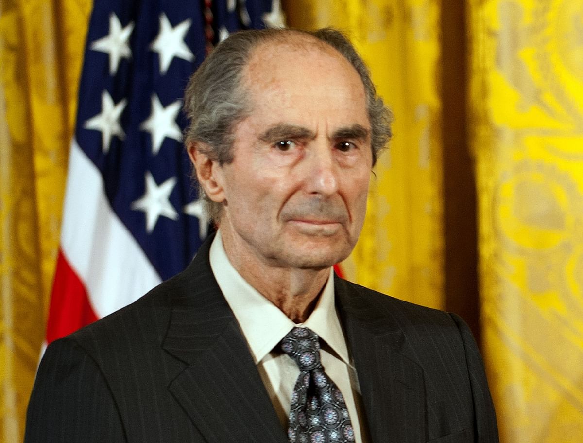 This file photo taken on 2 March 2011 shows US novelist Philip Roth during a ceremony at the White House in Washington DC, where he recieved the National Humanities Medal. Photo: AFP