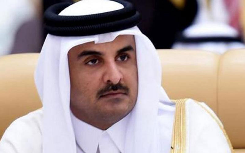 Qatar’s emir, Sheikh Tamim bin Hamad Al-Thani. Photo : AFP