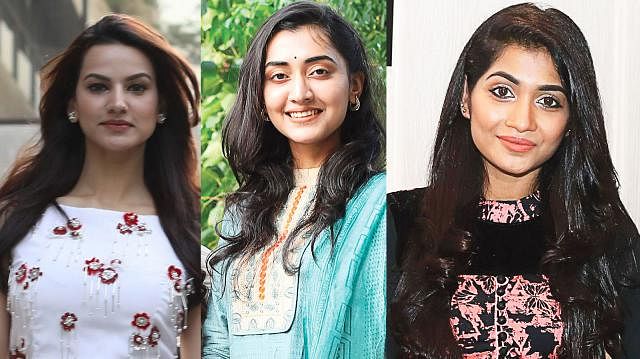 Mim Mantasha, Sarwat Azad, Samia Othoi. Photo: Prothom Alo