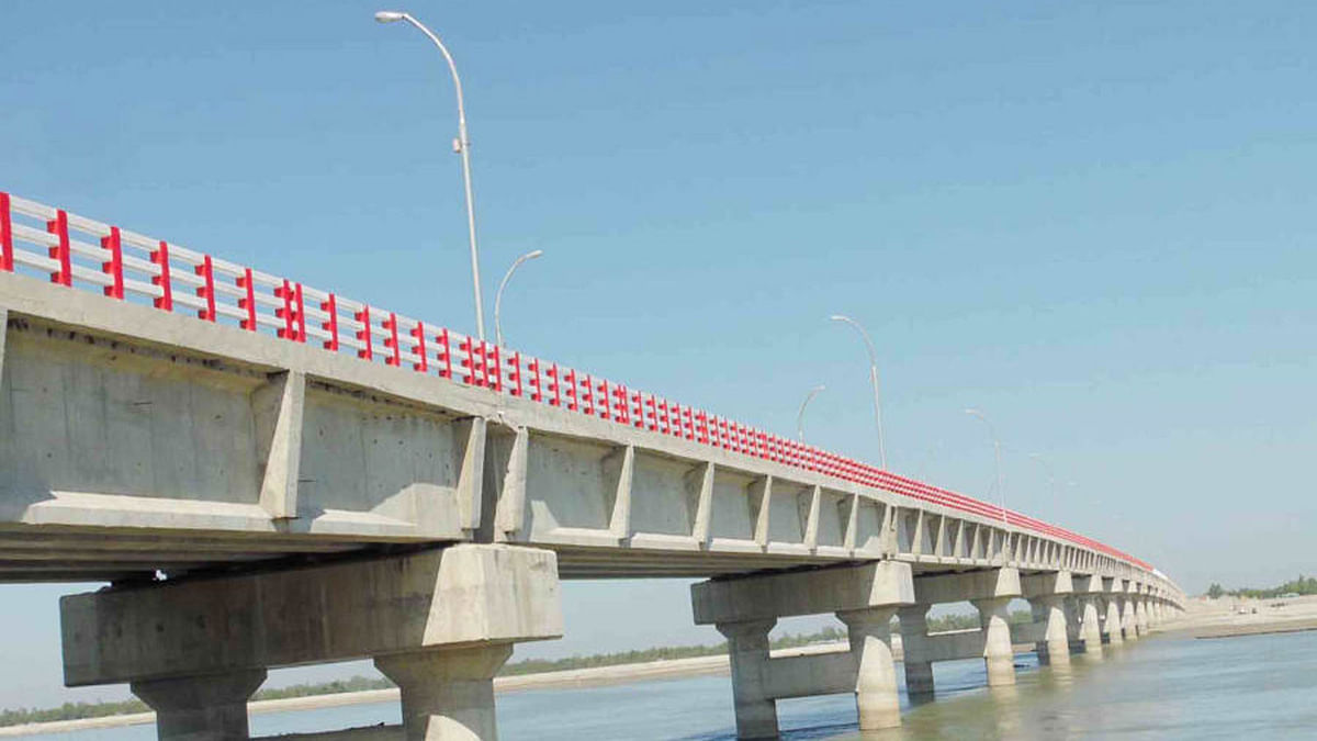 File photo of Dharla bridge. Photo: UNB
