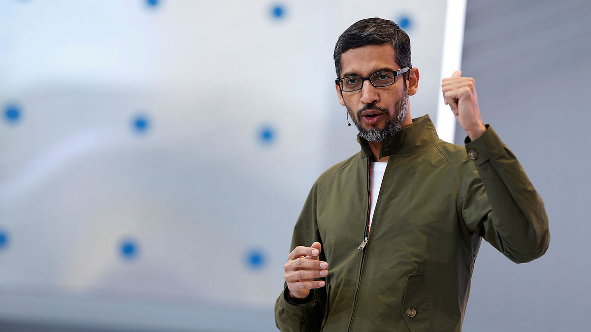 Google CEO Sundar Pichai. File Photo: Reuters.