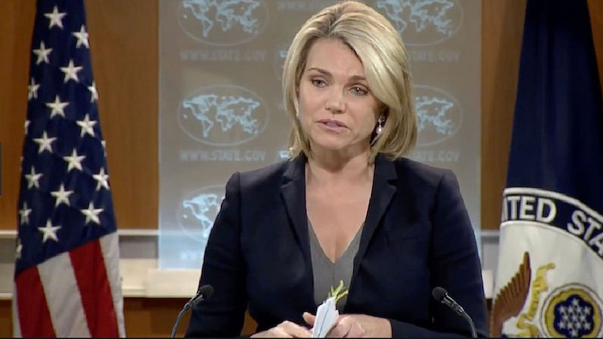 US State Department spokesperson Heather Nauert. Photo: Reuters