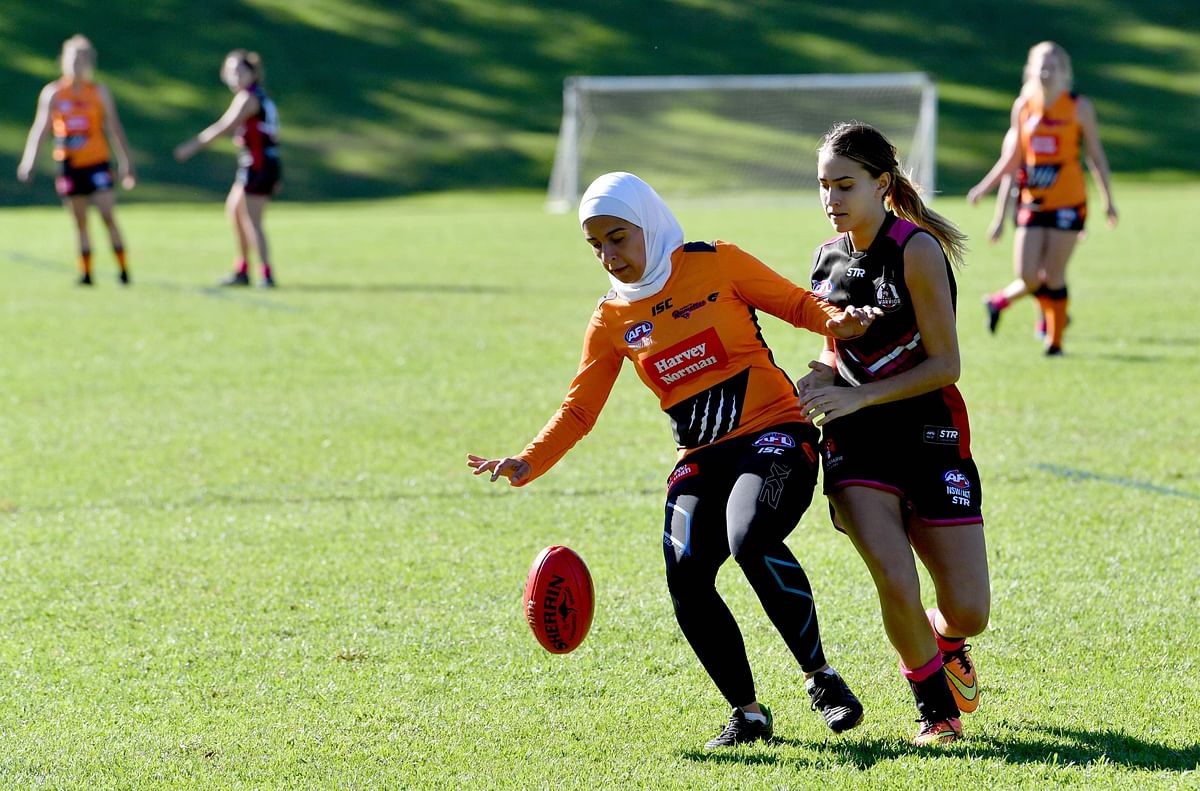 Western Sydney is among the country`s fastest growing regions and a battle is brewing there between sporting codes for hearts and minds in the largely migrant neighbourhoods, with Aussie Rules seeking multicultural inroads into what is a traditional rugby league heartland. 5 May 2018. Photo: AFP