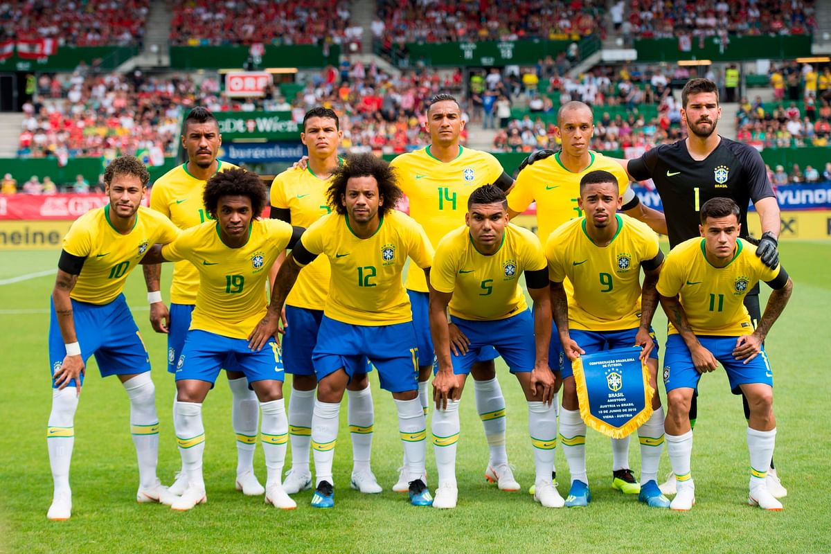 Brazil have won the World Cup a record five times. AFP