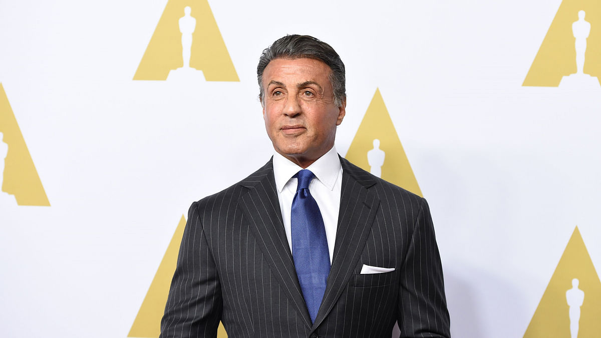 In this file photo taken on 8 February, 2016 US actor Sylvester Stallone arrives at the 88th Oscar Nominees Luncheon in Beverly Hills, California. Photo: AFP