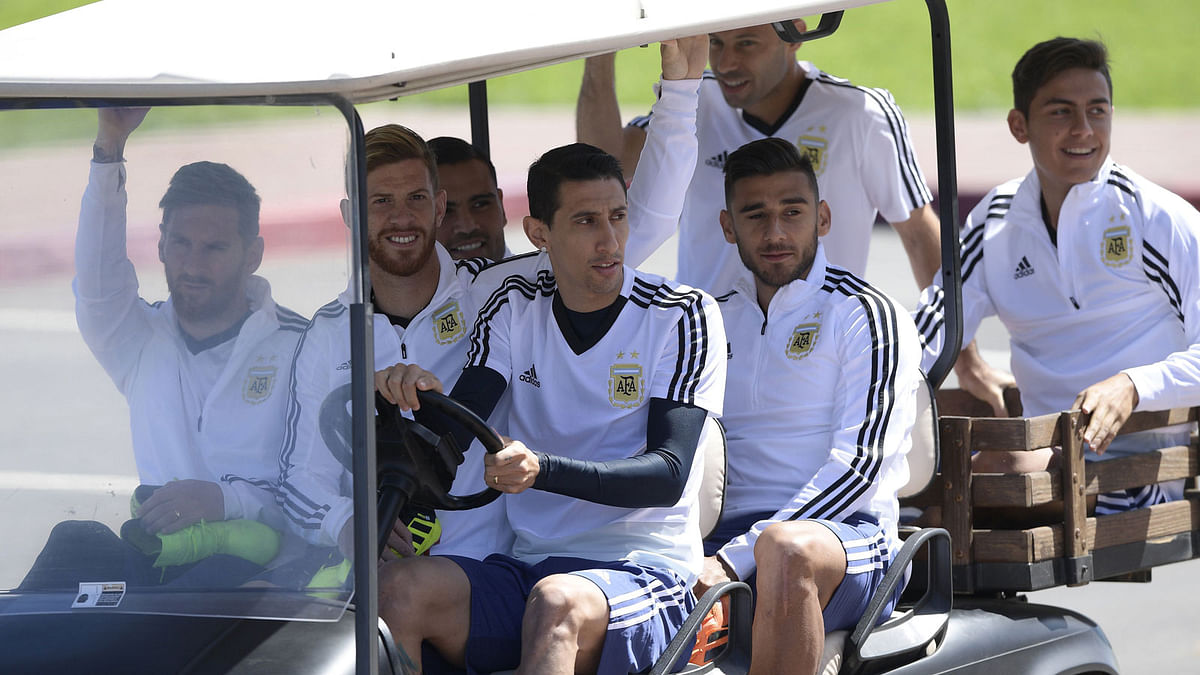 Argentina were the beaten finalists in the last World Cup. AFP
