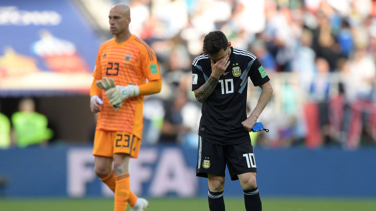 Had Messi scored that penalty, the result would certainly have been different. AFP