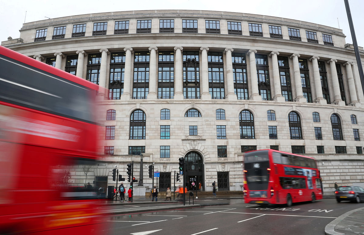 Traffic and people pass by the front of the Unilever building in central London, Britain on 15 March 2018. Photo: Reuters