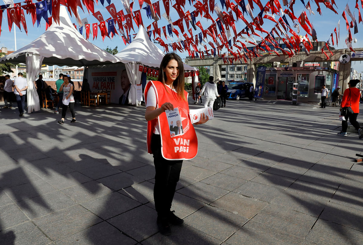 Kardelen Ece Beytas poses for a picture during an interview with Reuters in Istanbul, 30 May 2018. Photo: Reuters