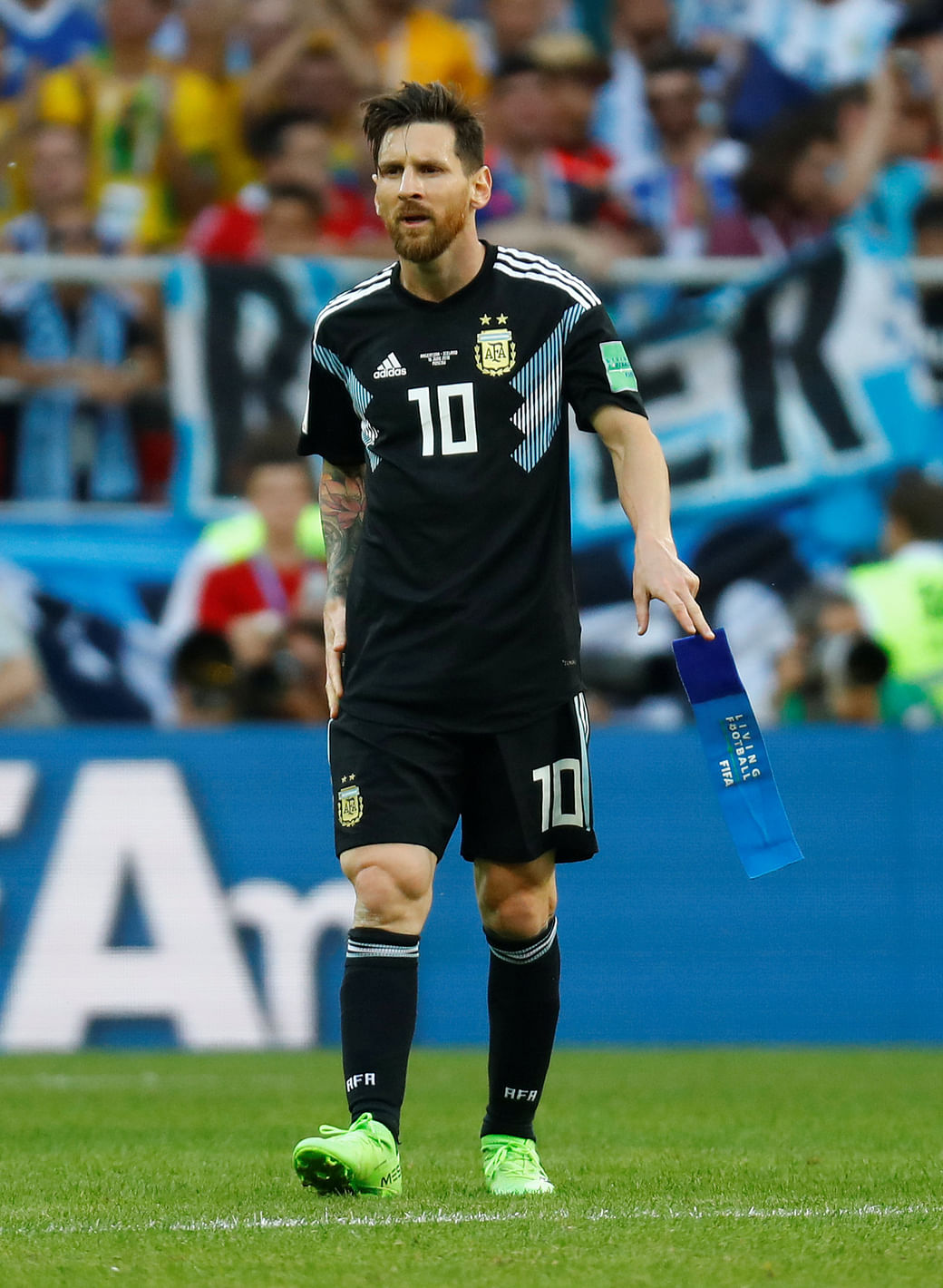 Moscow, Russland. 16th June, 2018. Lionel MESSI (ARG) with Ball