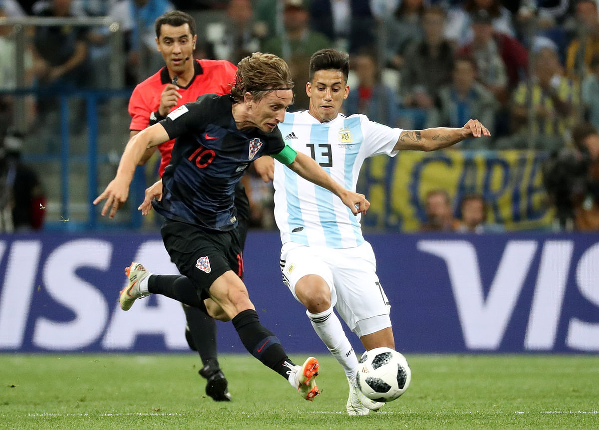 Luka Modric-led Croatia toyed with the Argentina defence.