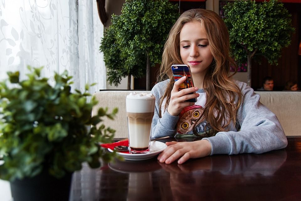 A Russian girl with smartphone. While Facebook has become one of the world's most valuable and powerful companies, it's no longer seen as a cool destination for teens. Photo: Collected