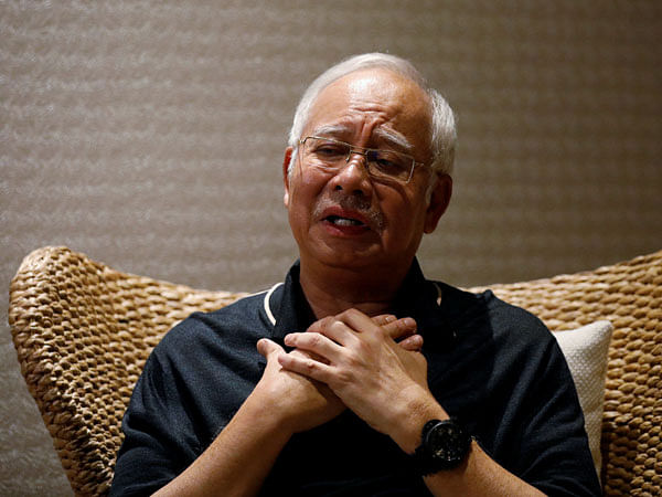 Malaysia`s former prime minister Najib Razak speaks to Reuters during an interview in Langkawi, Malaysia. Reuters file photo