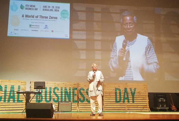 Social Business Day celebrations end in Bengaluru, India on Friday. Photo: UNB