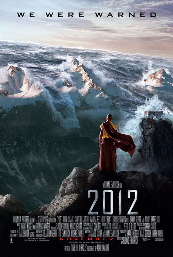 Poster of movie 2012 based on Mayan calendar