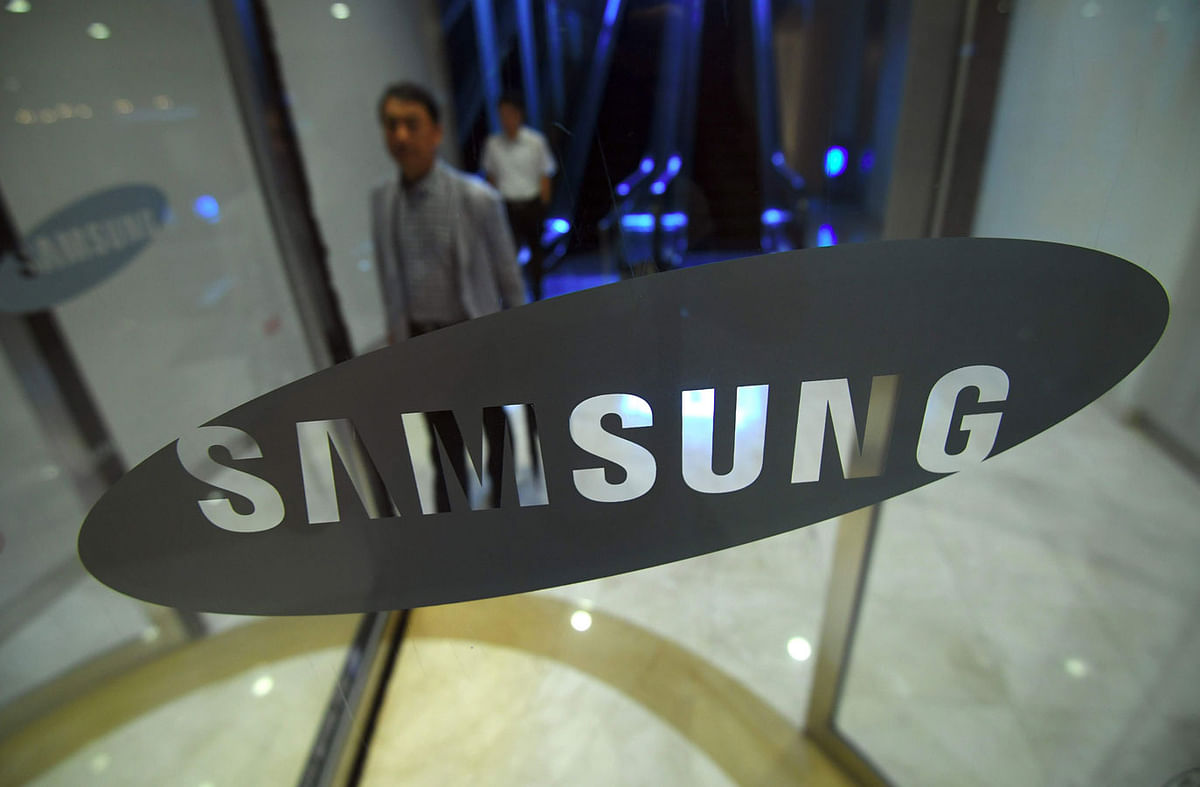 Samsung logo. Photo: Reuters