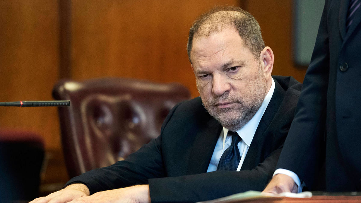 In this 5 June photo, Harvey Weinstein appears in court in New York. Photo: AP