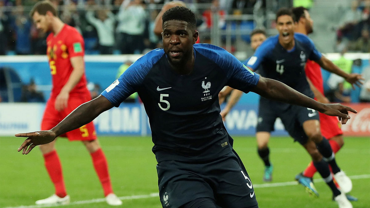Umtiti’s near-post header from an Antoine Griezmann corner proved to be the match’s only goal.