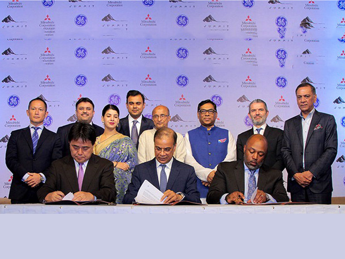 US company General Electric (GE) on Wednesday signed two separate deals - one with state-owned PDB and another with Summit Group