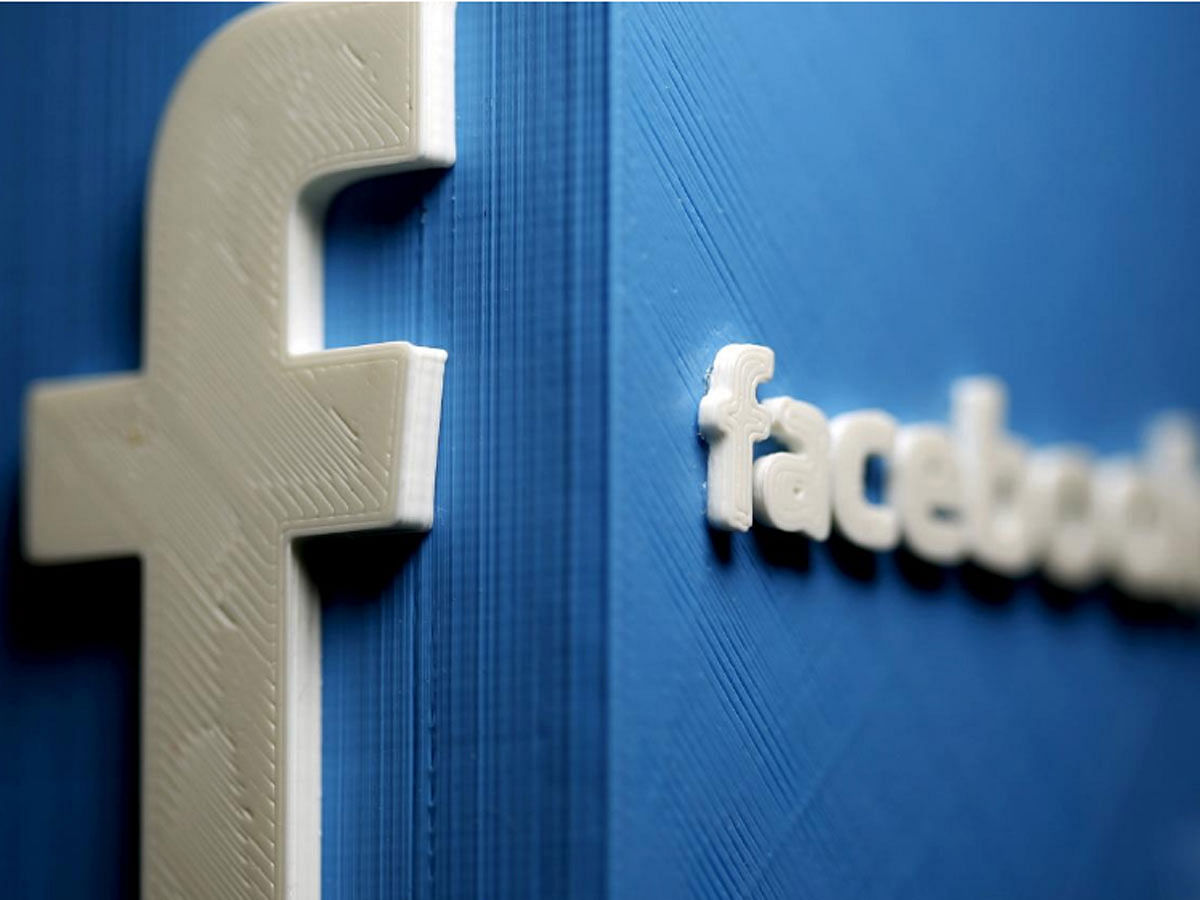 A 3D plastic representation of the Facebook logo is seen in this illustration in Zenica, Bosnia and Herzegovina on 13 May 2015. Photo: Reuters