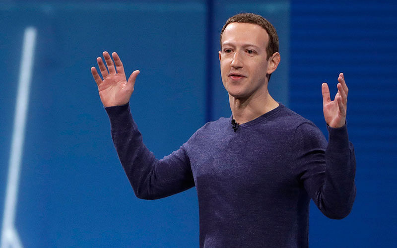 In this 1 May 2018, file photo, Facebook CEO Mark Zuckerberg makes the keynote address at F8, Facebook`s developer conference in San Jose, Calif. Remarks from Zuckerberg have sparked criticism from groups such as the Anti-Defamation League. Zuckerberg, who is Jewish, told Recode`s Kara Swisher in an interview that although he finds Holocaust denial `deeply offensive,` such content should not be banned from Facebook. Photo : AP