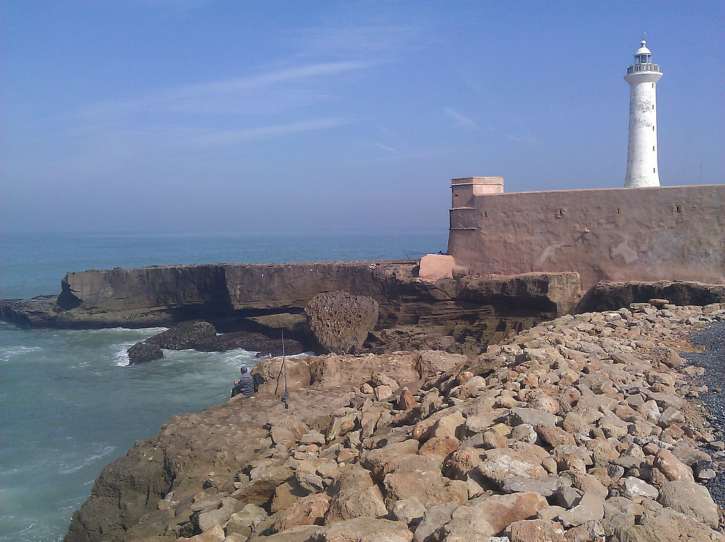 A view of the sea at Rabat, Morocco