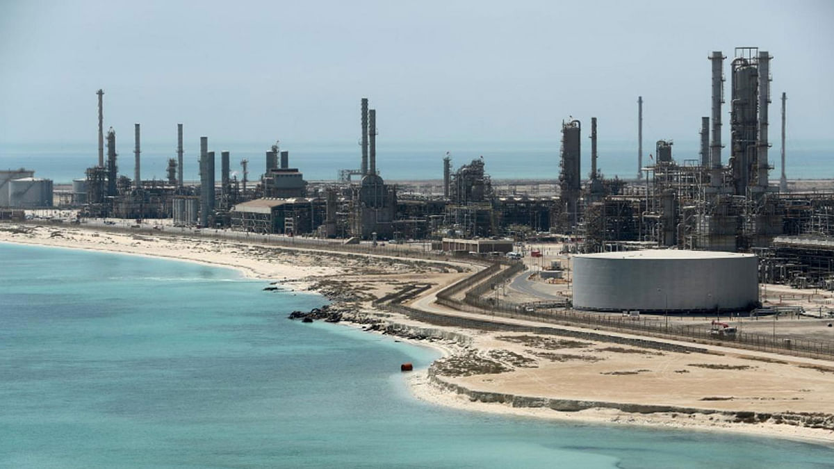 General view of Saudi Aramco`s Ras Tanura oil refinery and oil terminal in Saudi Arabia on 21 May 2018. -- Reuters