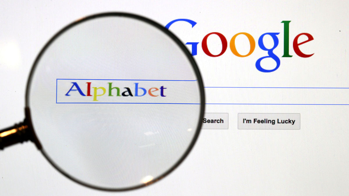Google parent Alphabet shares lifted Monday on a stronger-than-expected earnings report for the past quarter, as the tech giant`s results eased concerns over huge fines imposed by the European Union for antitrust actions