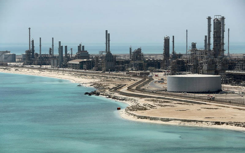General view of Saudi Aramco`s Ras Tanura oil refinery and oil terminal in Saudi Arabia on 21 May 2018. Picture taken on 21 May 2018. -- Reuters