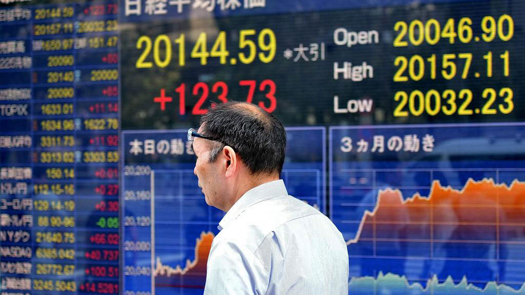 Tokyo Stock Exchange. File photo : AFP