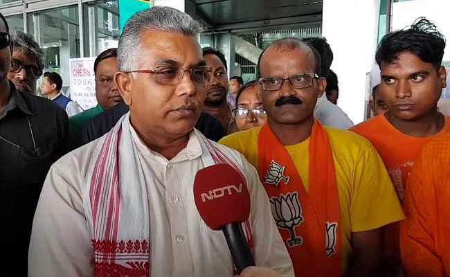 We will not tolerate any illegal immigrants in Bengal,` says BJP Bengal president Dilip Ghosh Ghosh -- Photo: Collected via NDTV