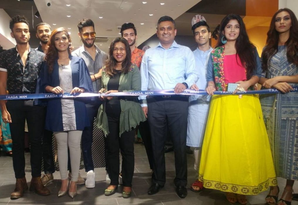 Taaga Man, a new fashion brand for men, launched its first outlet together with Taaga, the popular fashion brand for women, in the city recently. Photo: Courtesy