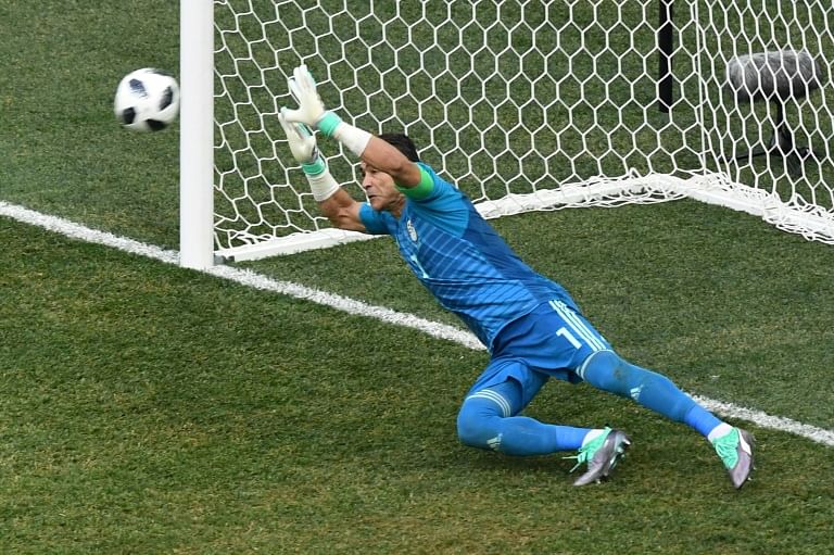 El Hadary saved a penalty in a 2-1 loss to Saudi Arabia at the World Cup after becoming the oldest player in tournament history. AFP