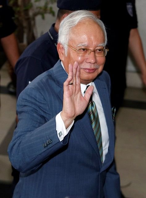 Malaysia`s former prime minister Najib Razak arrives in court in Kuala Lumpur, Malaysia on 8 August 2018. Photo: Reuters