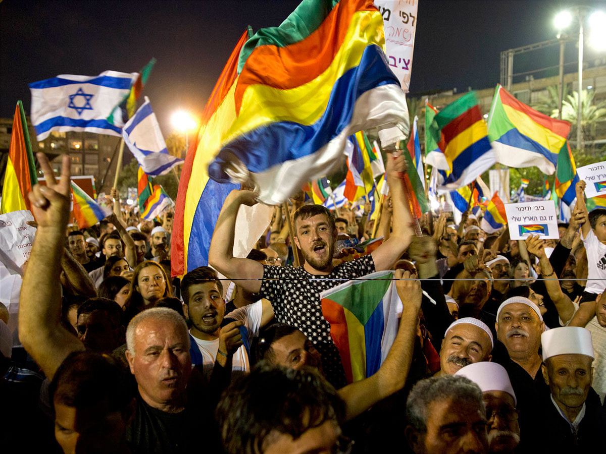 Israel Druze army campaign against Jewish state law