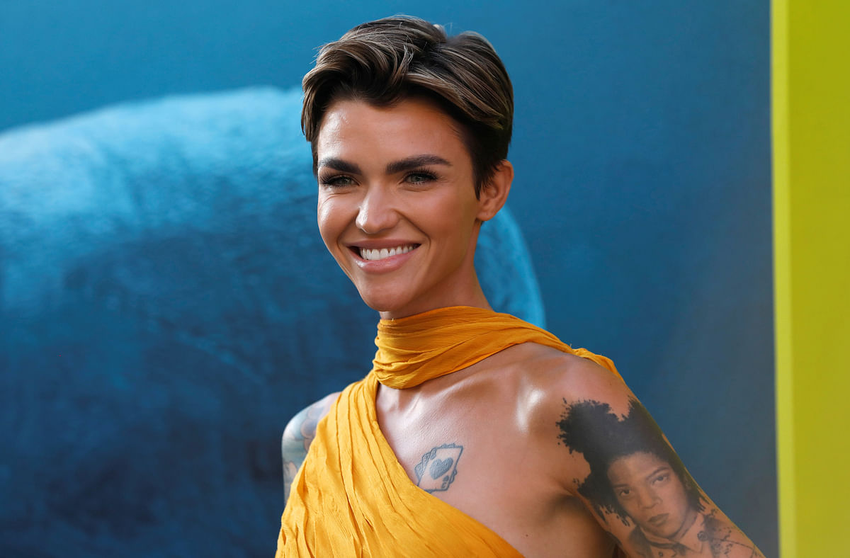 Ruby Rose poses at the premiere for `The Meg` in Los Angeles, California, US on 6 August. Photo: Reuters