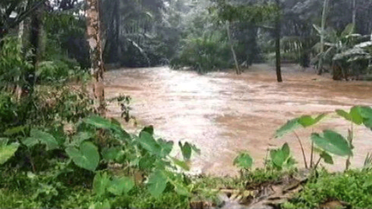 Torrential rain caused landslide in India’s Kerala. Photo: NDTV
