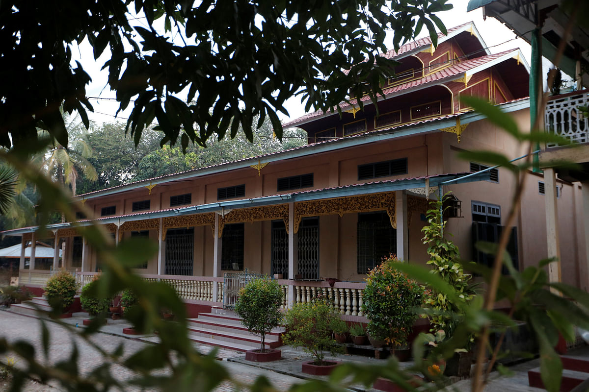 A view of the monastery where Wa Lone once studied English in Mawlamyine. Reuters