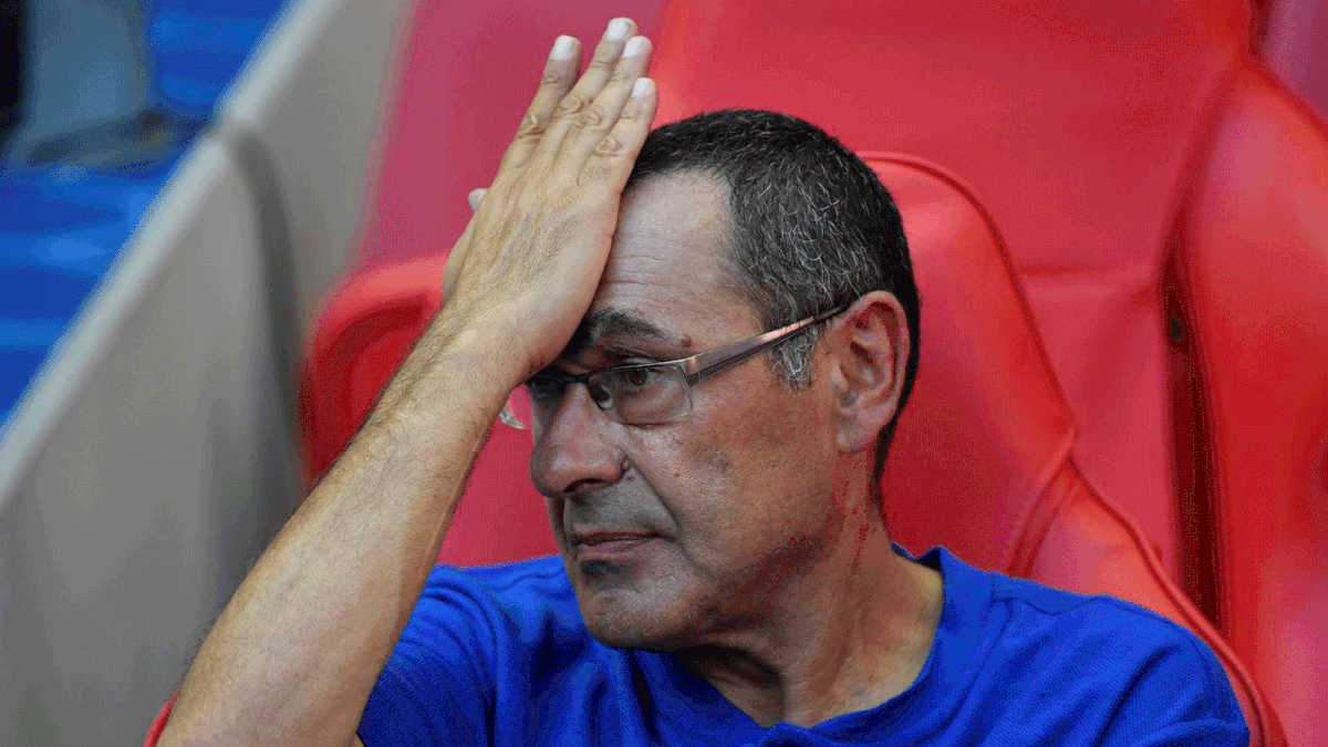 Maurizio Sarri will need to spend his first season building a team for the future. Reuters