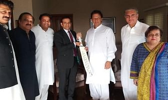 Pakistan`s World Cup cricket hero Imran Khan will be sworn in as prime minister next week, his party said on 10 August, announcing it has the numbers to form a coalition government in the nuclear-armed nation. Photo: AFP
