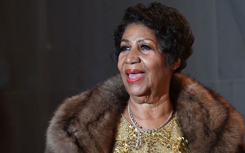 In this file photo taken on 7 December, 2015 singer Aretha Franklin poses on the red carpet before the 38th Annual Kennedy Center Honors in Washington, DC. Photo: AFP