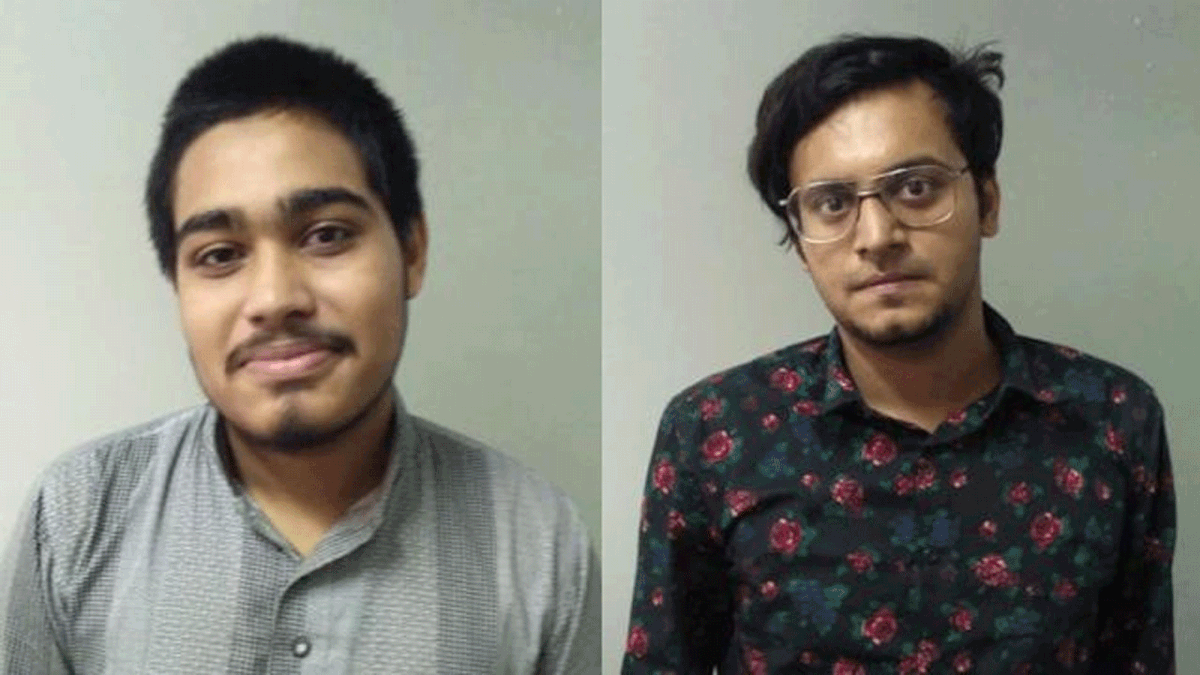 Two students - one of a private university and another of a madrasha - have been arrested from two city neighbourhoods in overnight drives conducted by Criminal Investigation Department (CID).