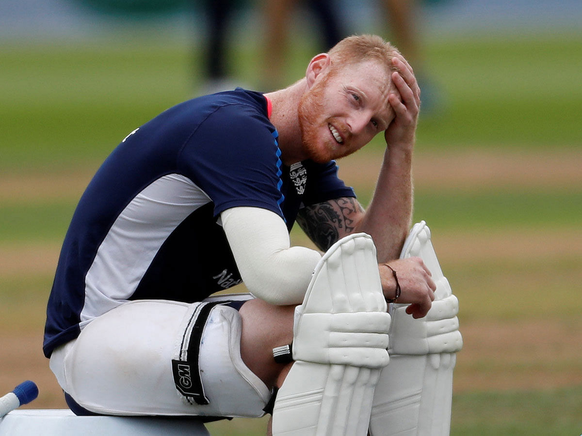 England`s Ben Stokes during nets on 17 August, 2018. Photo: Reuters. s