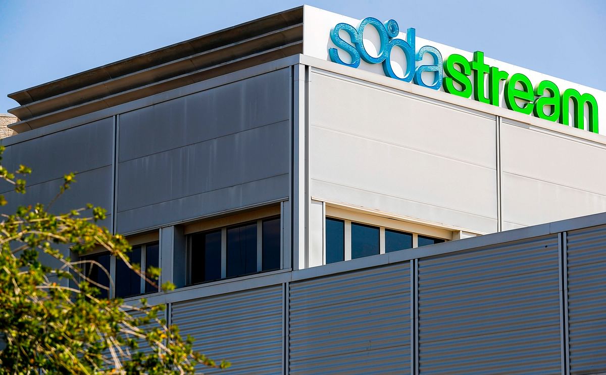 A picture taken 20 August, 2018 shows the head offices of the company SodaStream, an Israeli maker of carbonation products, in the city of Lod, 15 kilometres southeast of Tel Aviv. Photo: AFP