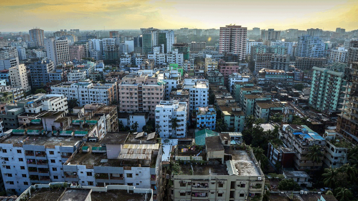 A view of Dhaka city. Photo: Collected