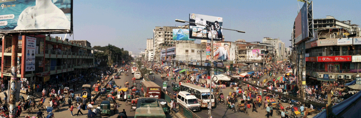 A view of Dhaka city. Photo: Collected