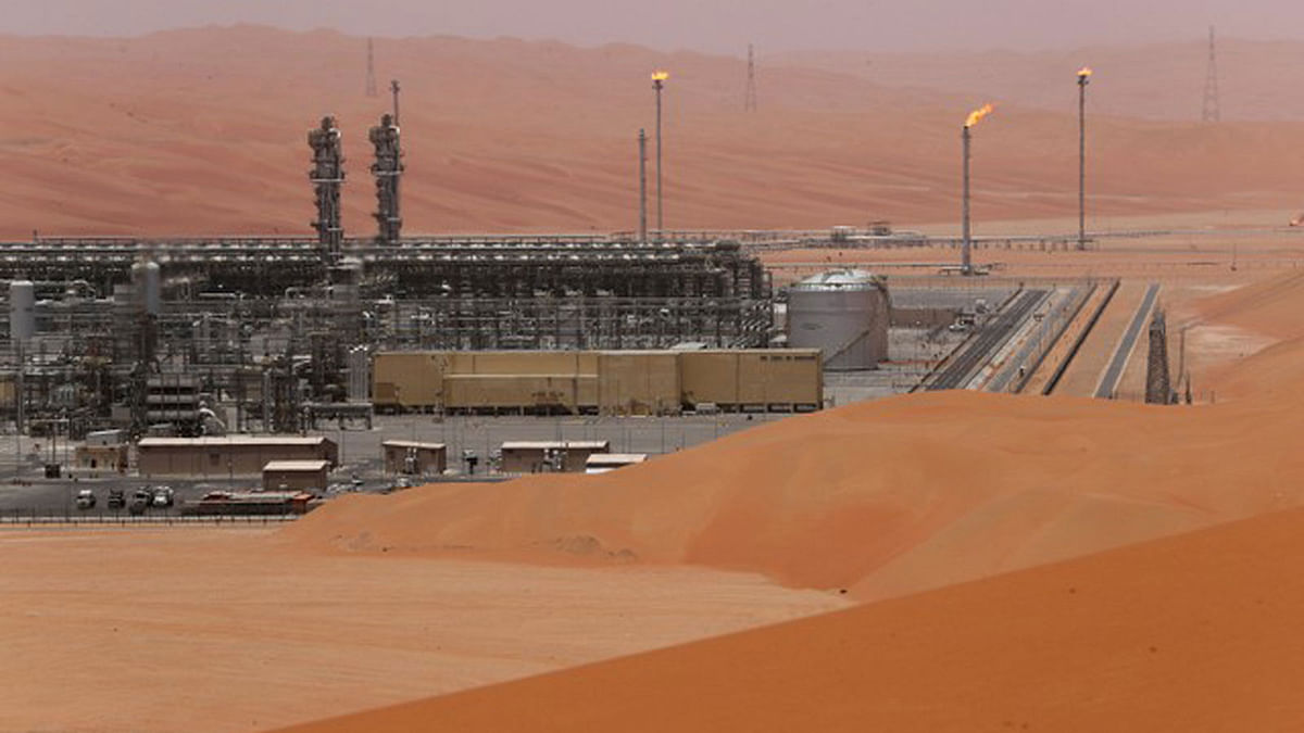 Aramco`s Shaybah oilfield at the Empty Quarter in Saudi Arabia on 22 May 2018. Photo: Reuters